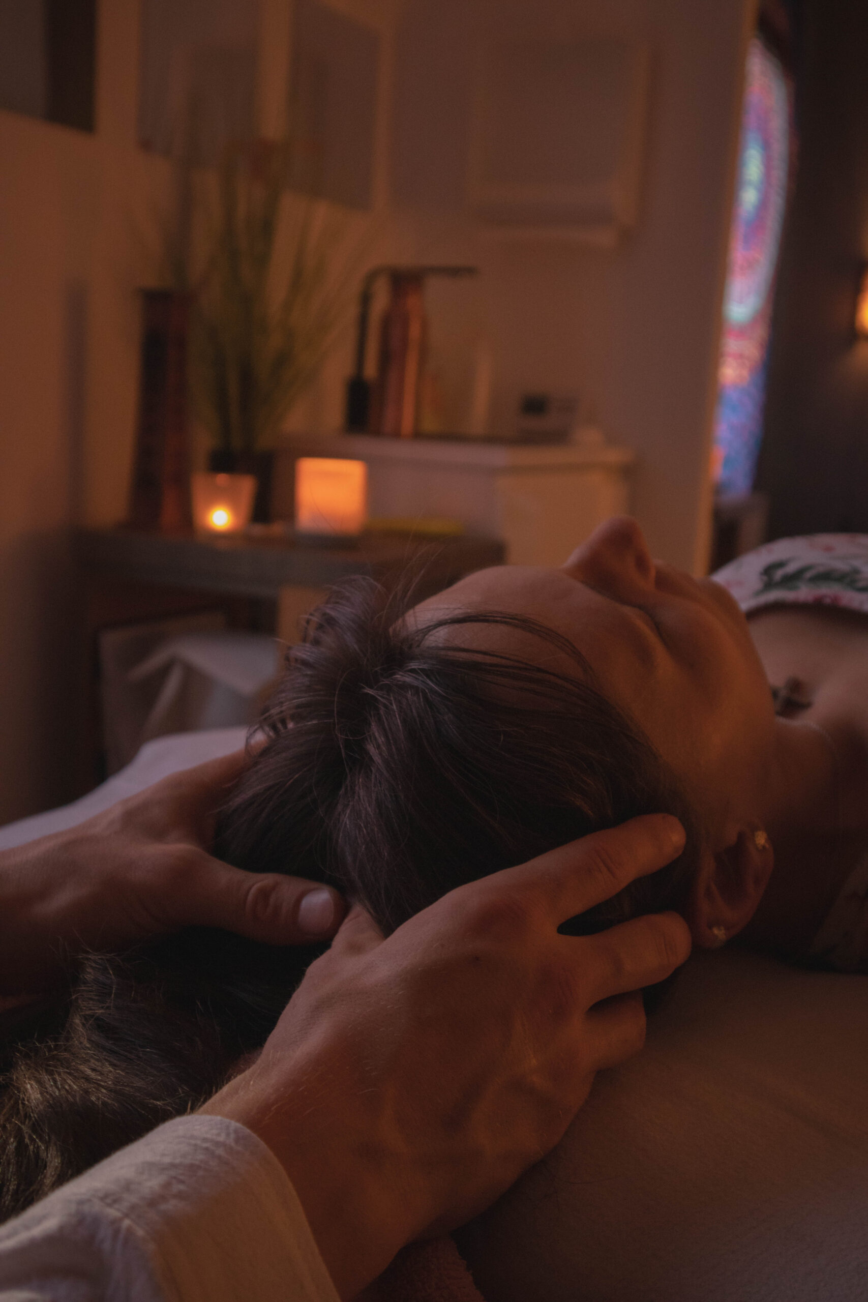 Arc és koponya masszázs